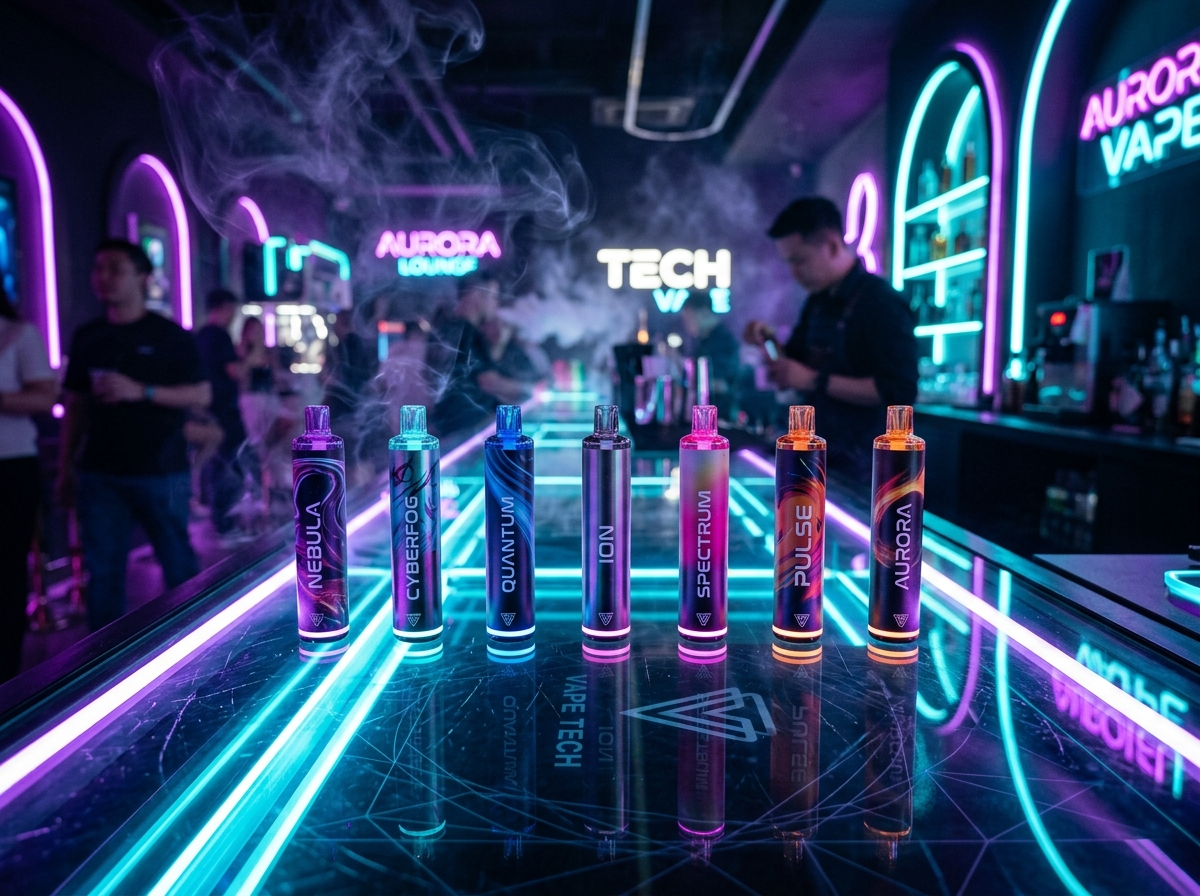 Disposable vape products selection at Supreme Smoke