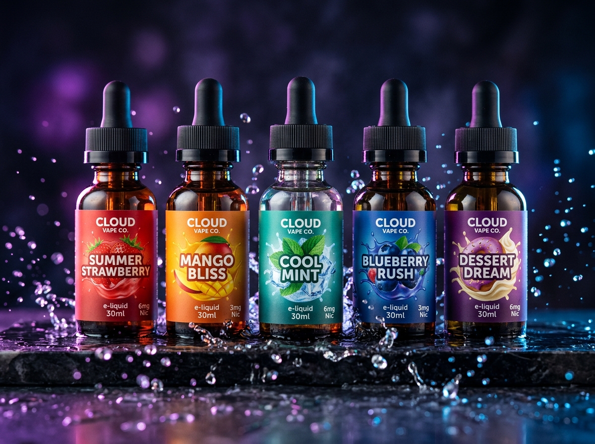 Selected hookah juices shisha packs flavors